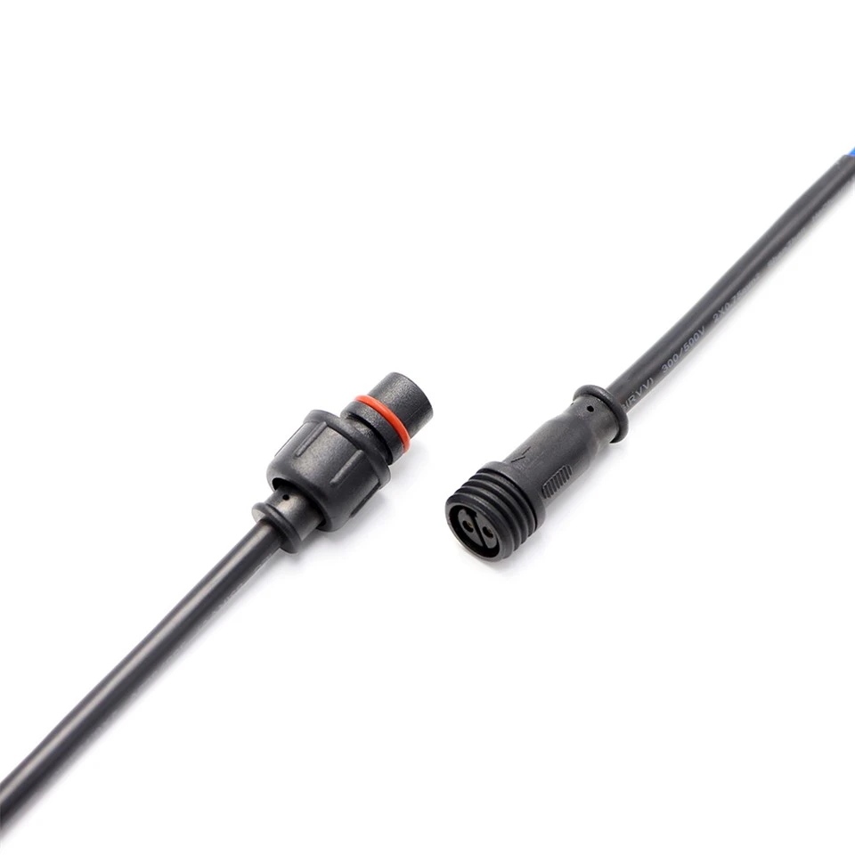 M14 2 Pin Threaded Waterproof Connector IP67